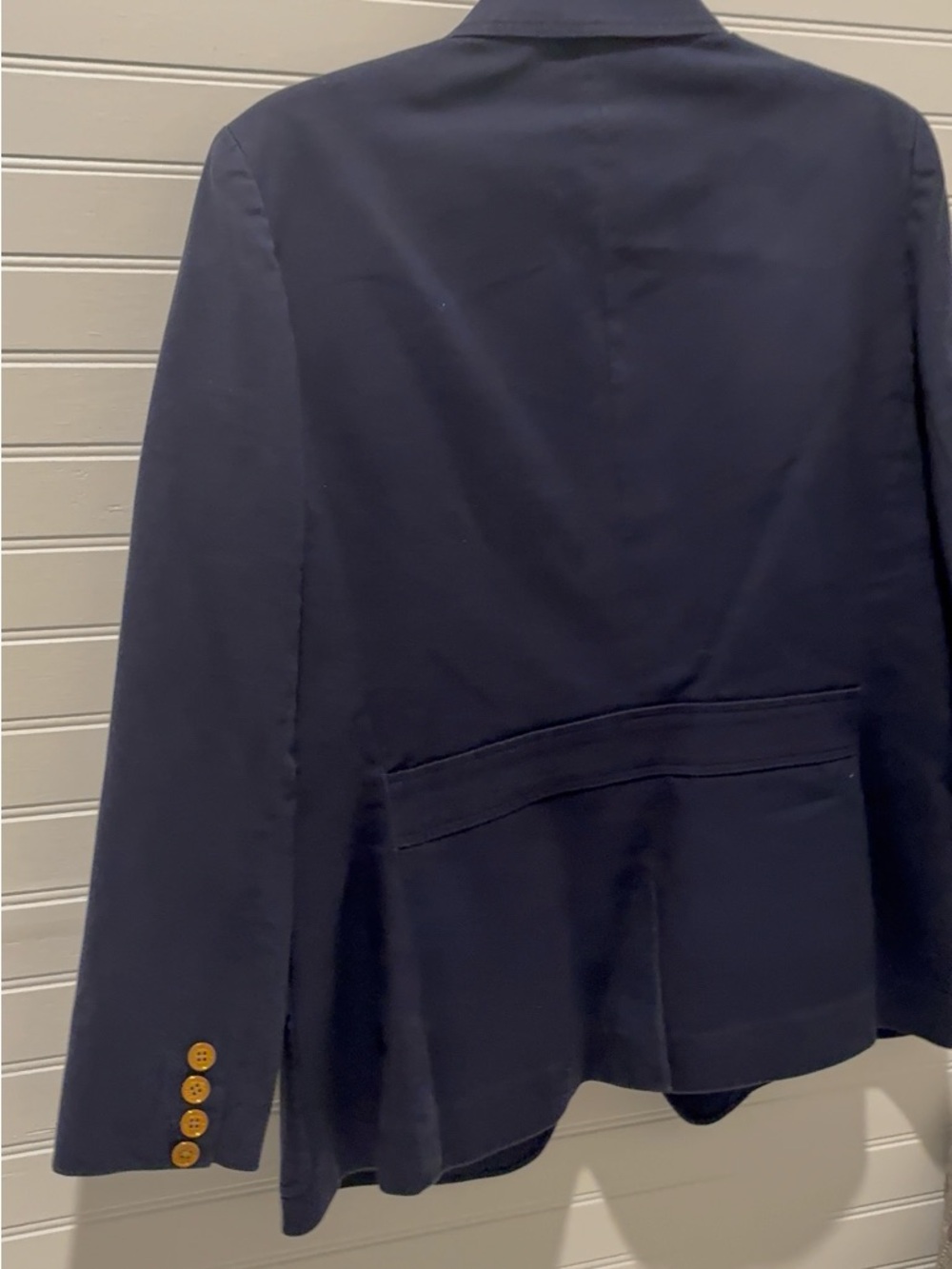 Ralph Lauren Navy Blazer with Embroidered Crest - Picture 6 of 7